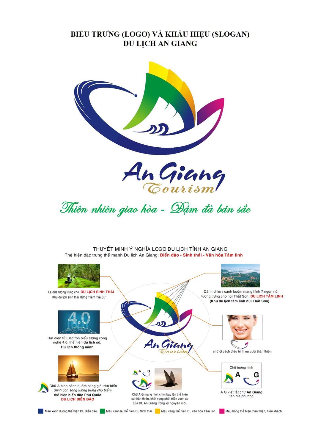 AN GIANG CÔNG BỐ BIỂU TRƯNG VÀ KHẨU HIỆU DU LỊCH MỚI