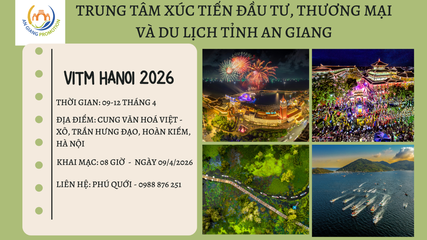Promoting An Giang tourism at the Vietnam International Tourism Fair - VITM Hanoi 2026