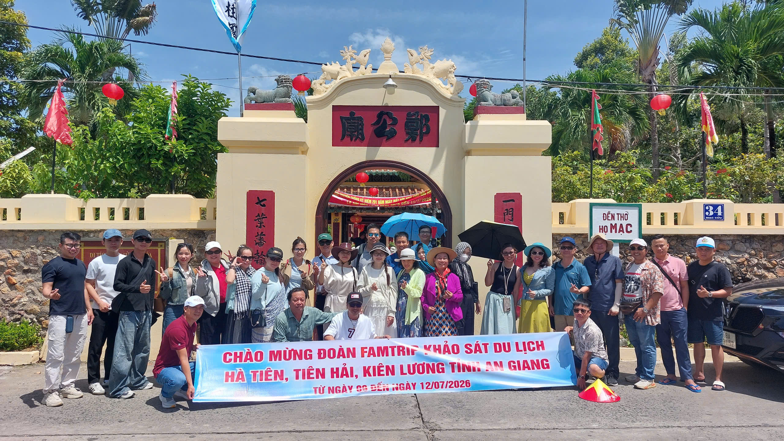 AN GIANG TỔ CHỨC ĐOÀN FAMTRIP KHẢO SÁT DU LỊCH  HÀ TIÊN - TIÊN HẢI - KIÊN LƯƠNG