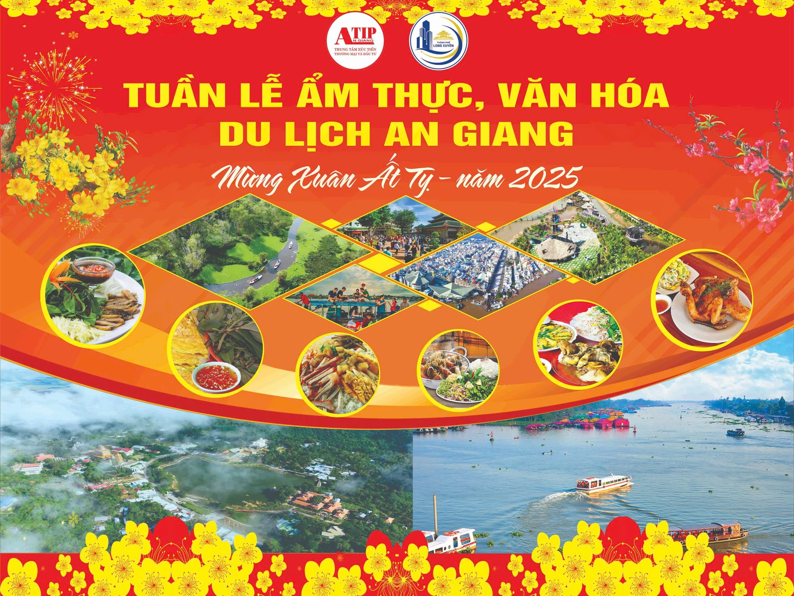 Tuần lễ ẩm thực, văn hóa du lịch An Giang - Mừng Xuân Ất Tỵ năm 2025