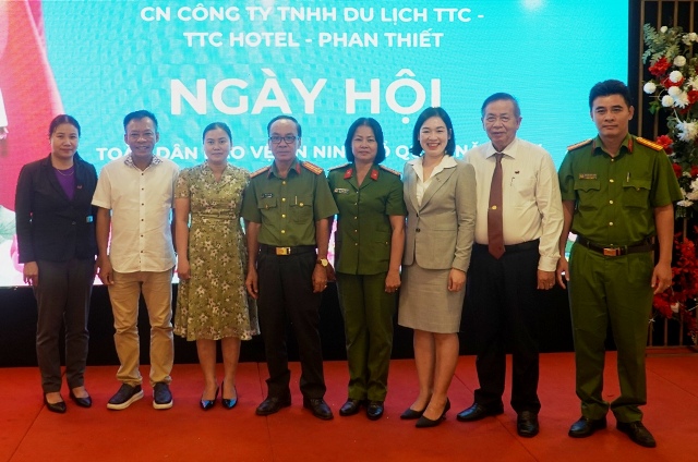 Khách sạn TTC Phan Thiết tổ chức Ngày hội Bảo vệ an ninh Tổ quốc