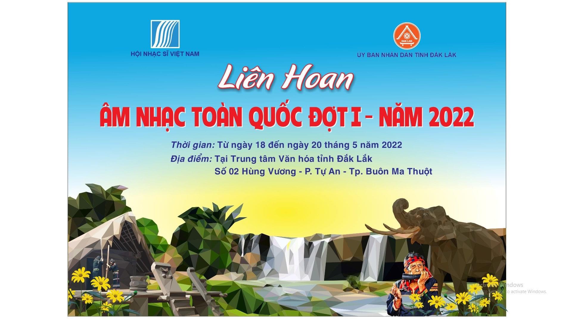 Liên hoan Âm nhạc toàn quốc đợt I - năm 2022