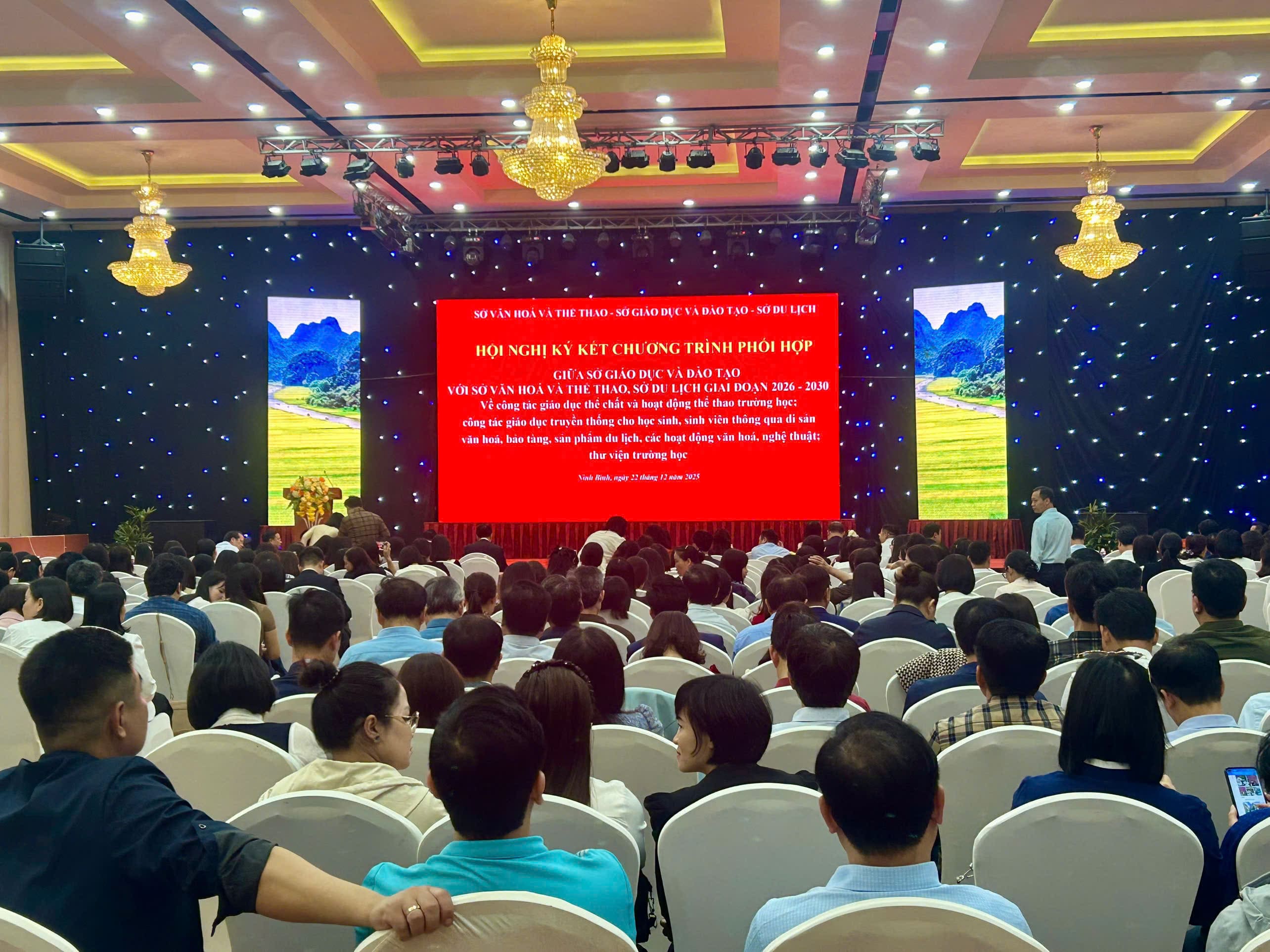 Conference to sign the Cooperation Program between the Department of Education and Training and the Department of Culture and Sports, and the Department of Tourism for the period 2026 – 2030