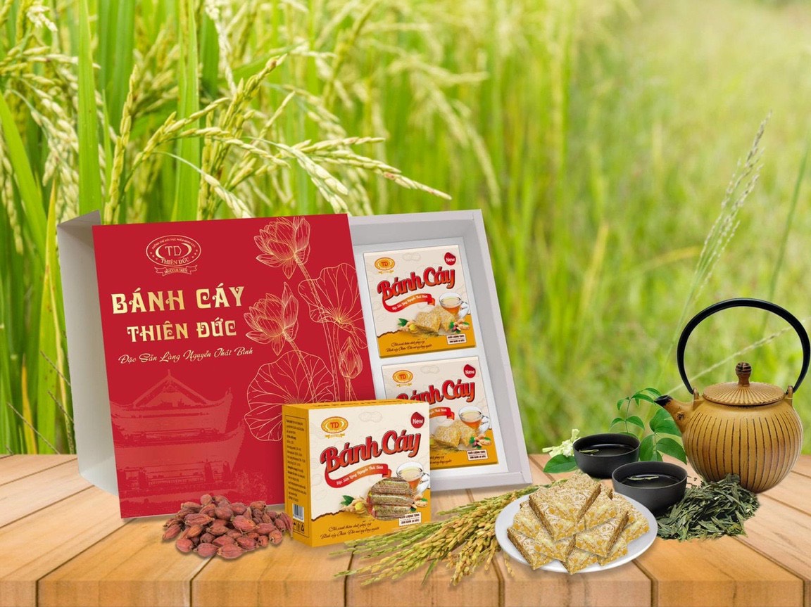 SẢN PHẨM OCOP 4 SAO: Bánh cáy Thiên Đức