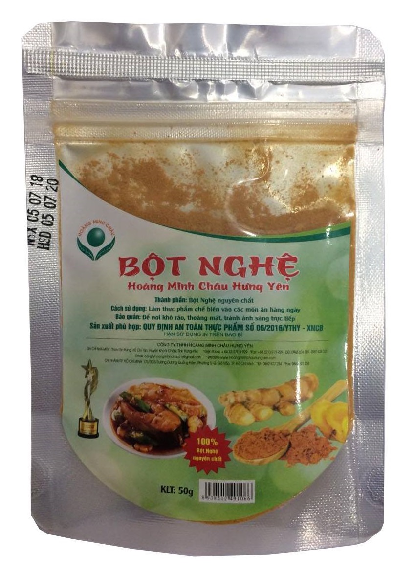 SẢN PHẨM OCOP 4 SAO: Bột nghệ Hoàng Minh Châu