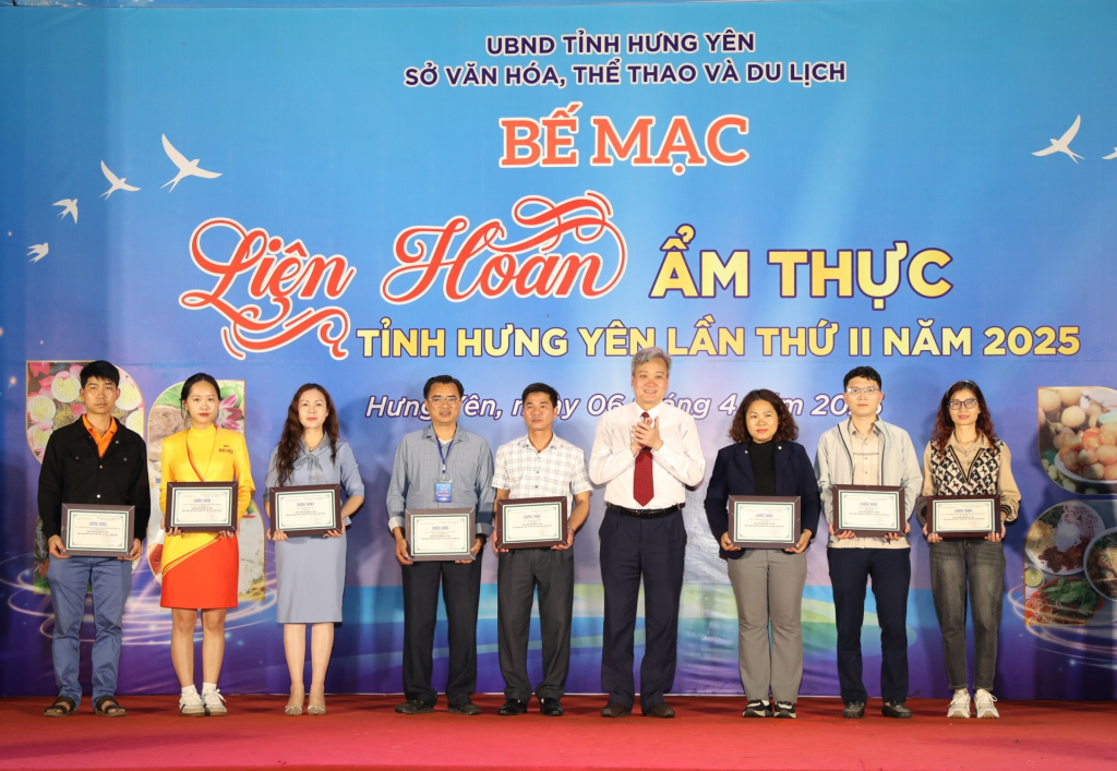 Bế mạc Liên hoan ẩm thực tỉnh Hưng Yên lần thứ II, năm 2025
