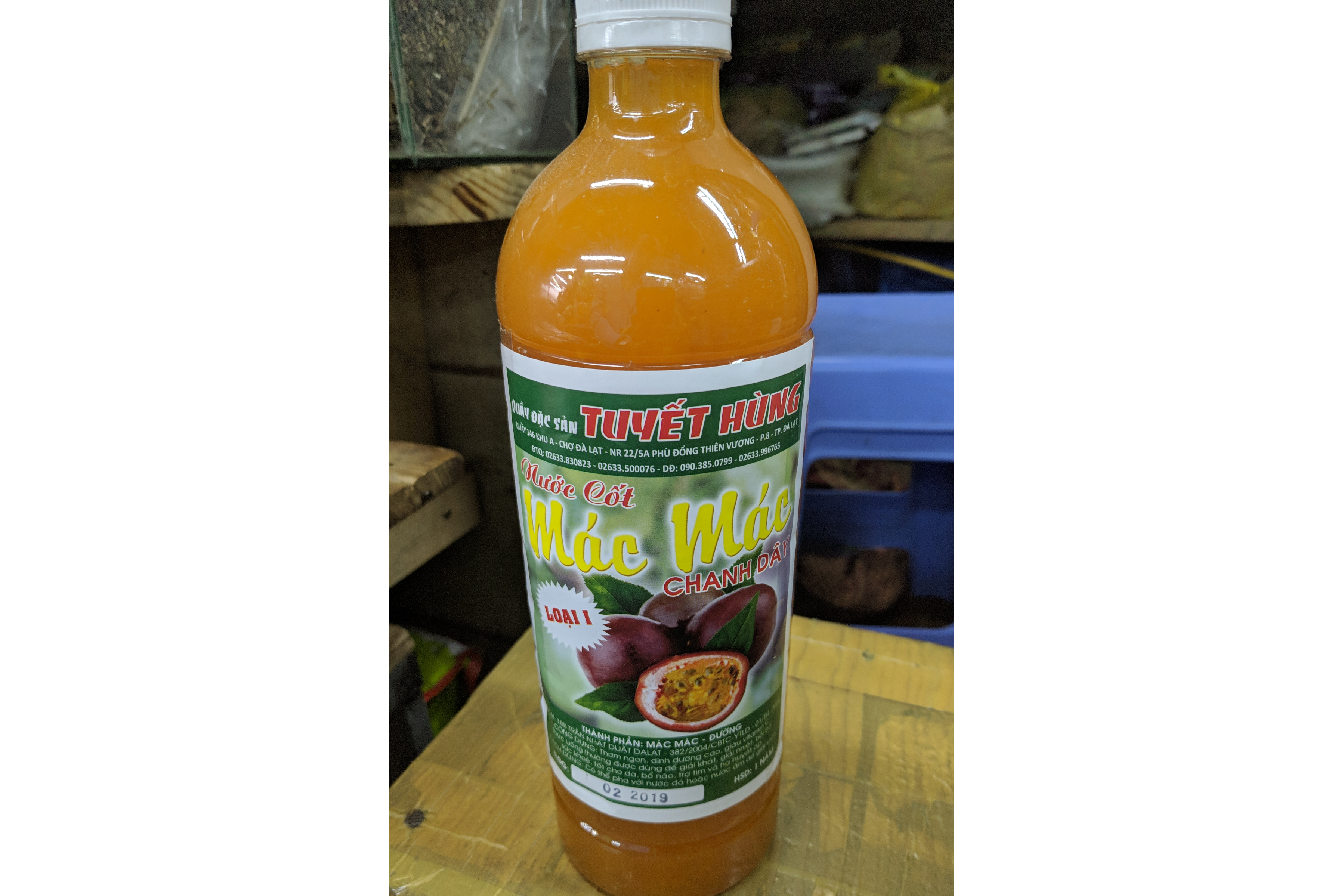 Nước cốt mác mác (chanh dây)