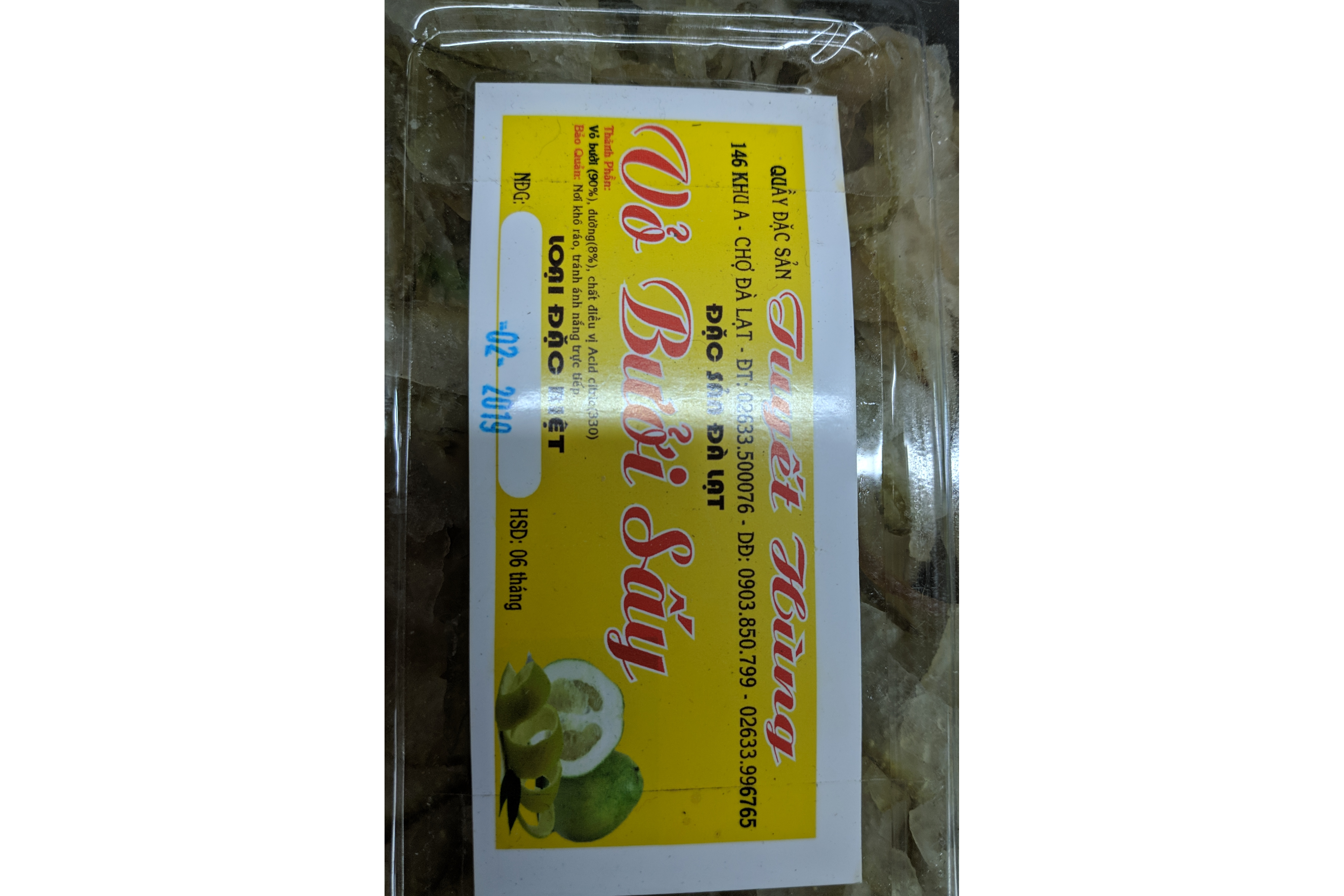Vỏ bưởi sấy