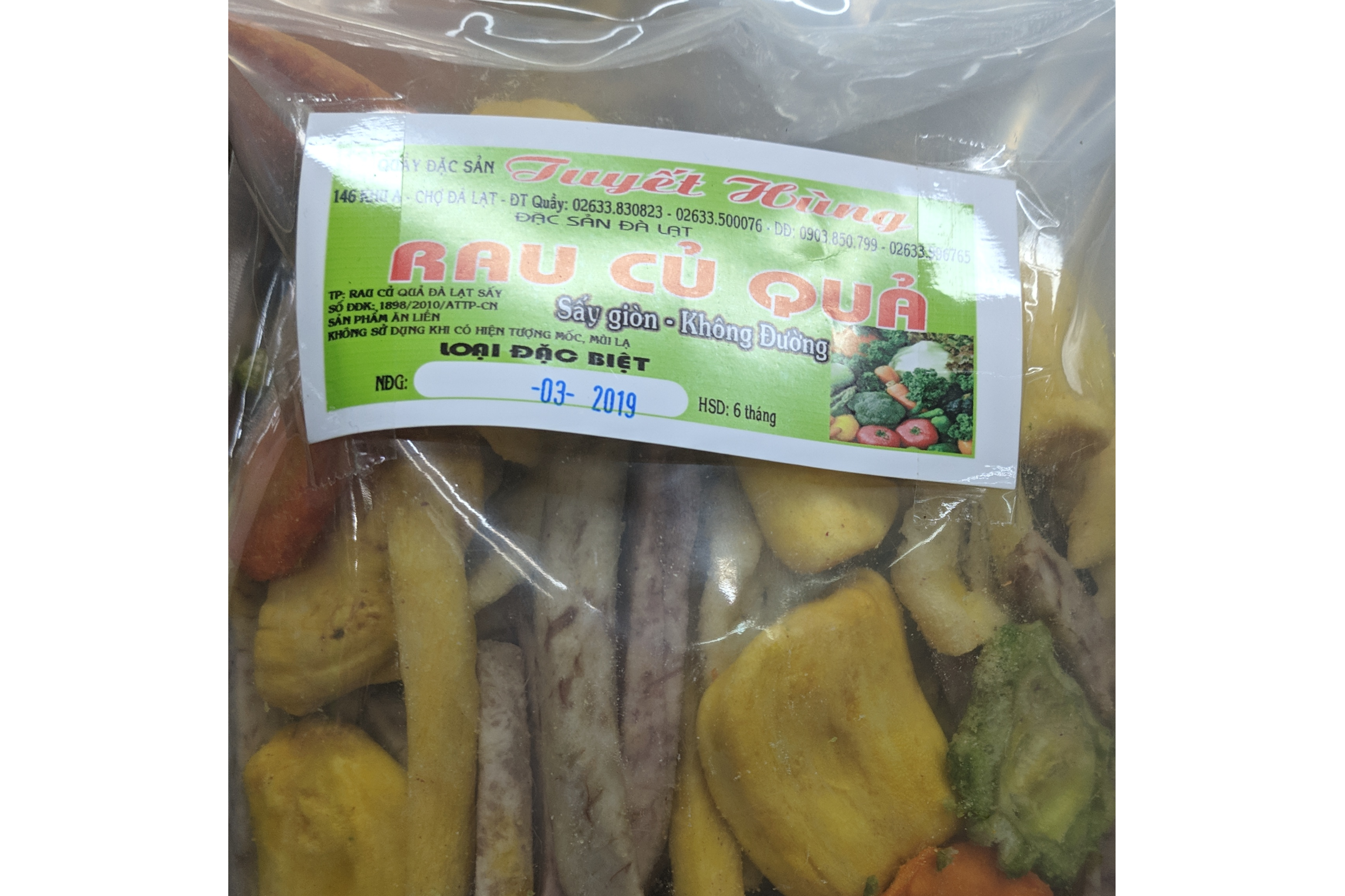 Rau củ quả sấy