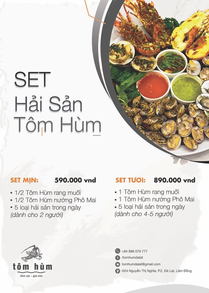 Set Tôm Hùm giá MỊN