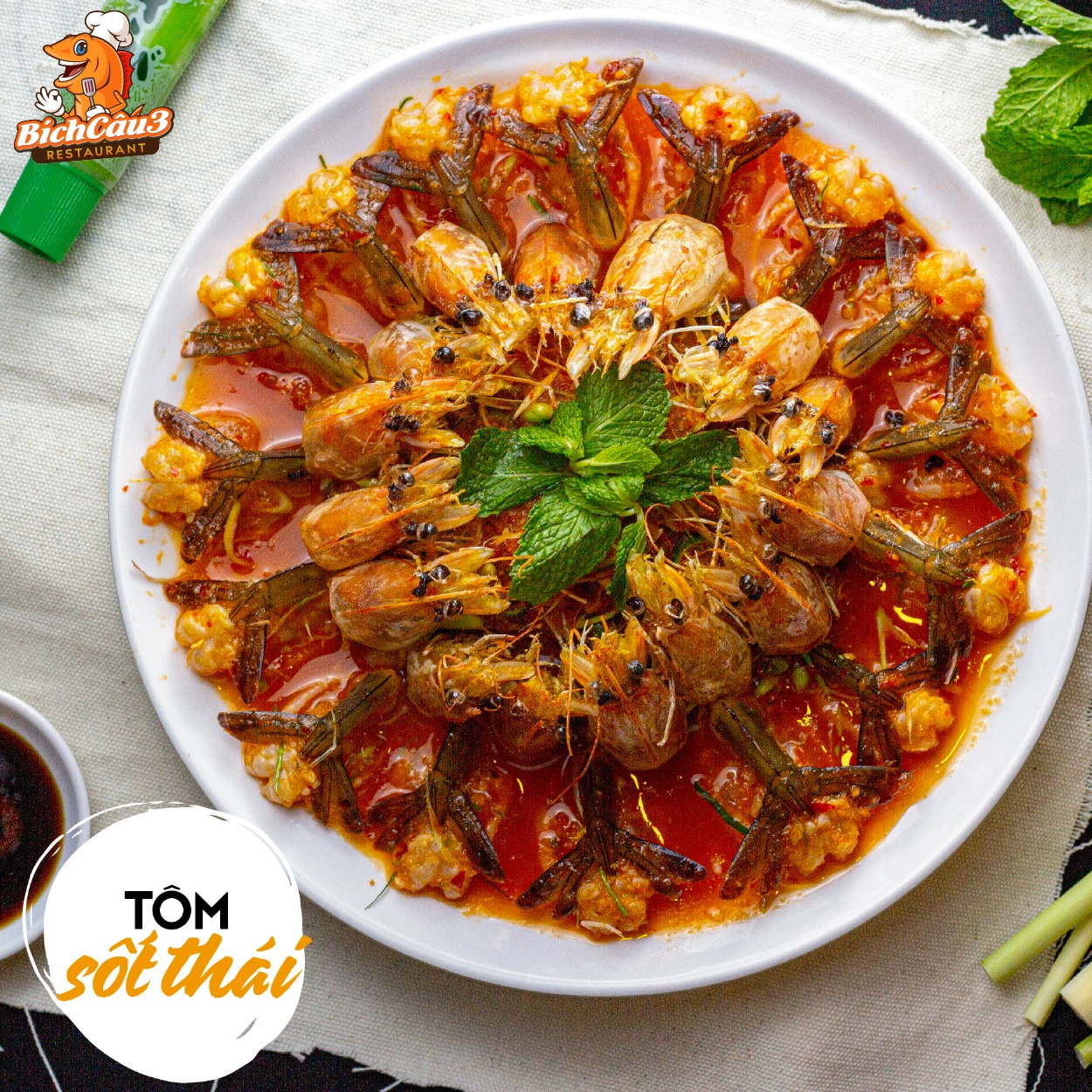 Tôm sốt thái