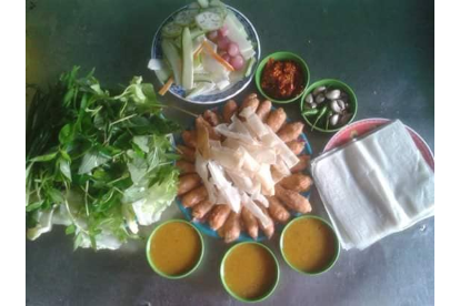 Phần Chả Nem Nướng