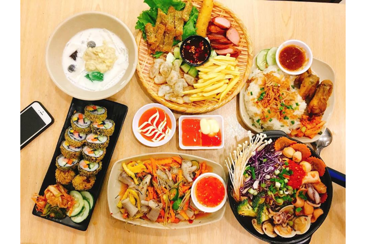 ComBo Đồ Nướng, Cơm Gà, Cơm Trộn, Chân Gà, Cơm Cuộn