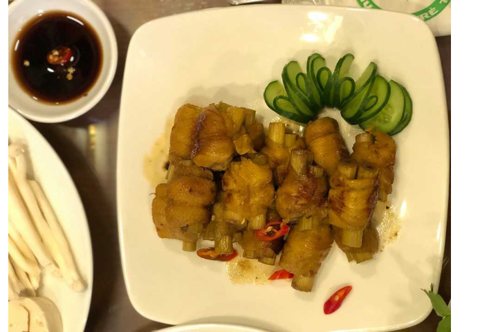Thịt Nướng Cuốn Hành