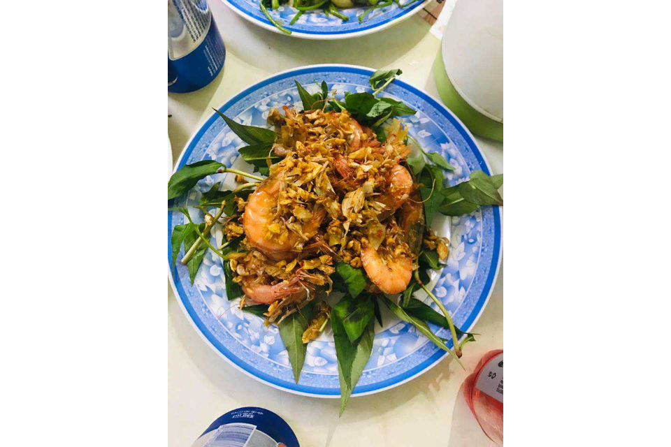 Tôm Xào Tỏi