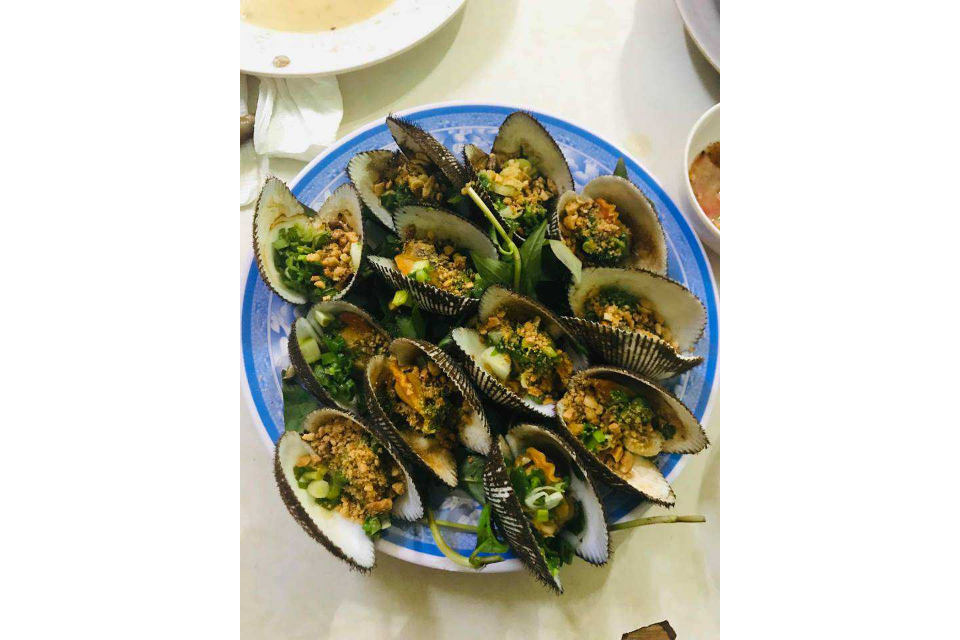Sò Lông Nướng Mỡ Hành