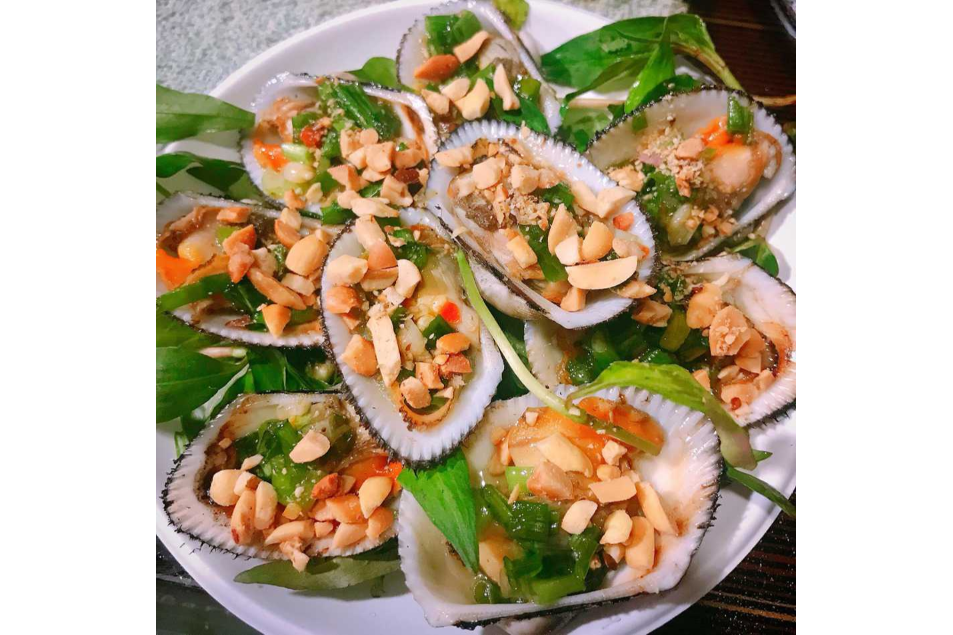 Sò Lông Nướng Mỡ Hành