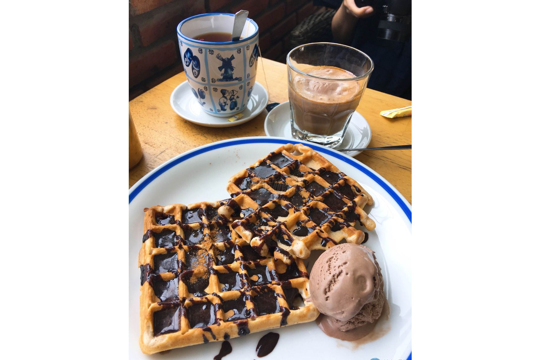  Waffle Socola