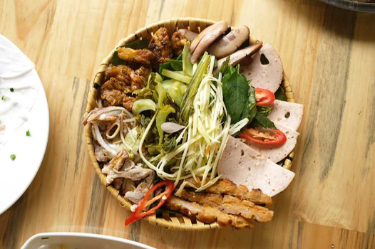 Phần Thịt Nướng, Chả, Tim, Gan, Xoài