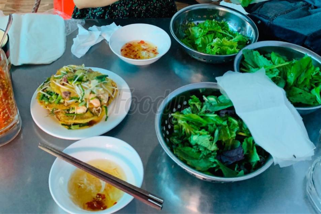 1 Phần Bánh Xèo (Bánh Xèo, Rau, Bánh Tráng, Nước Chấm)