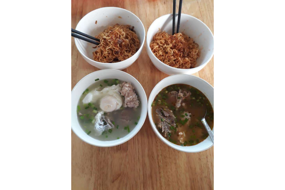 Mì Trộn, Súp Sườn, Súp Tôm