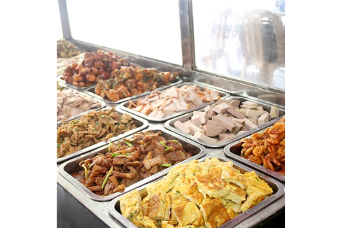 Thịt Kho, Chả, Trứng Chiên, Tôm Kho