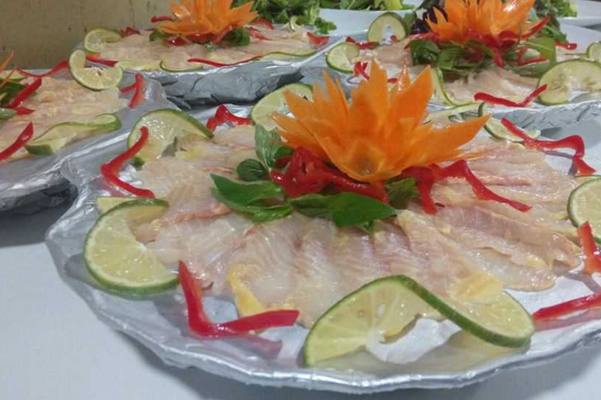 Cá Tầm Chấm Mù Tạt