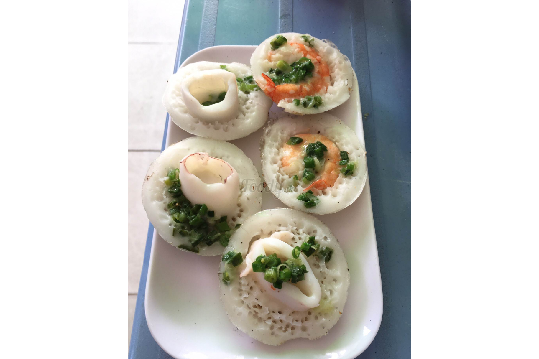 Bánh Căn Mực Và Tôm