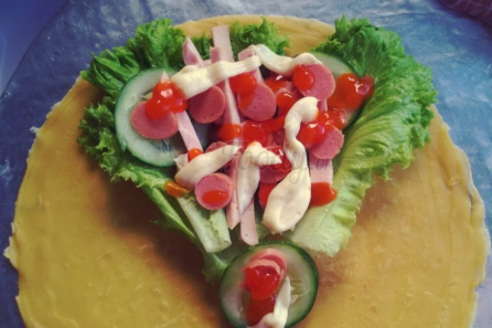 Crepes  Xúc Xích