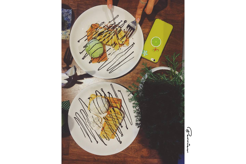 Kem Chuối Và Bánh Quy