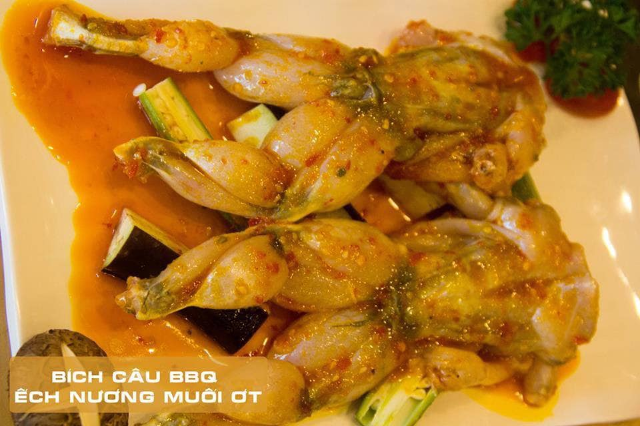 Ếch Nướng Muối Ớt