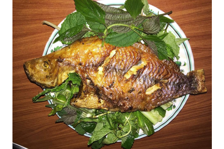 Cá Diêu Hồng Nướng
