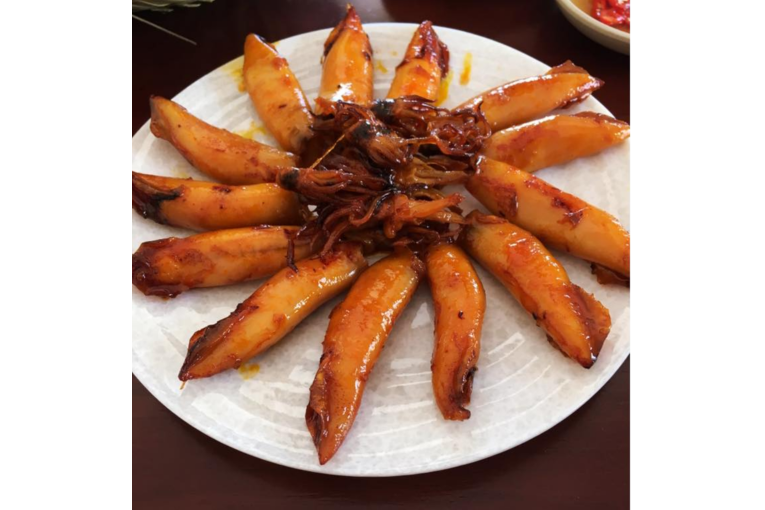 Mực Nhồi Thịt Kho