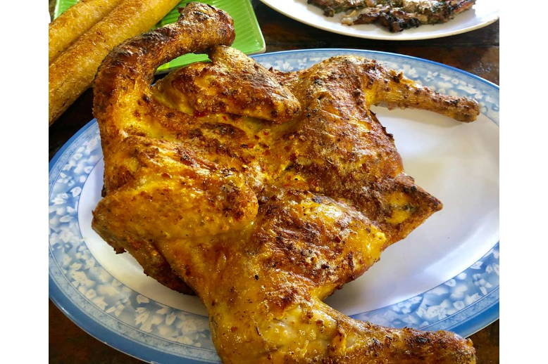Gà Nướng Muối Ớt