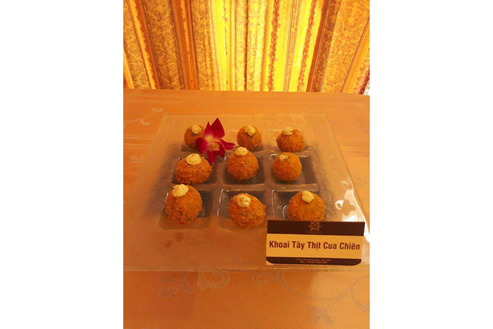 Khoai Tây Thịt Cua Chiên
