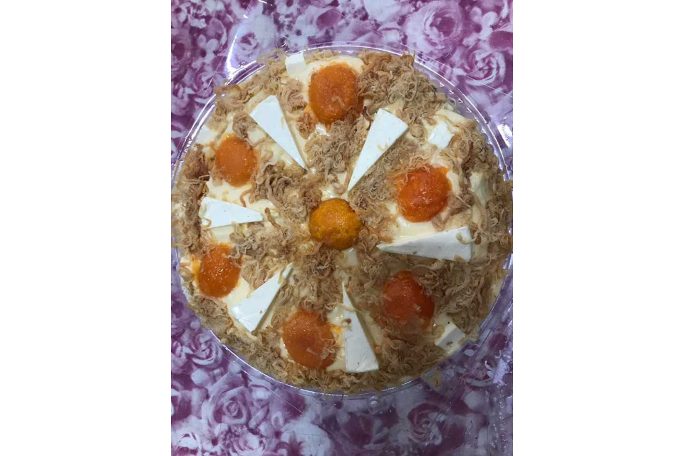 Bánh Bông Lan Phô Mai, Trứng Muối