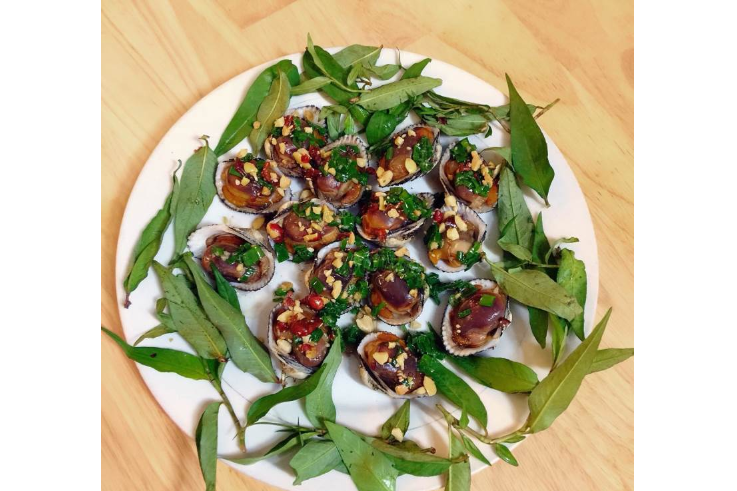 Sò Lông Nướng Mỡ Hành