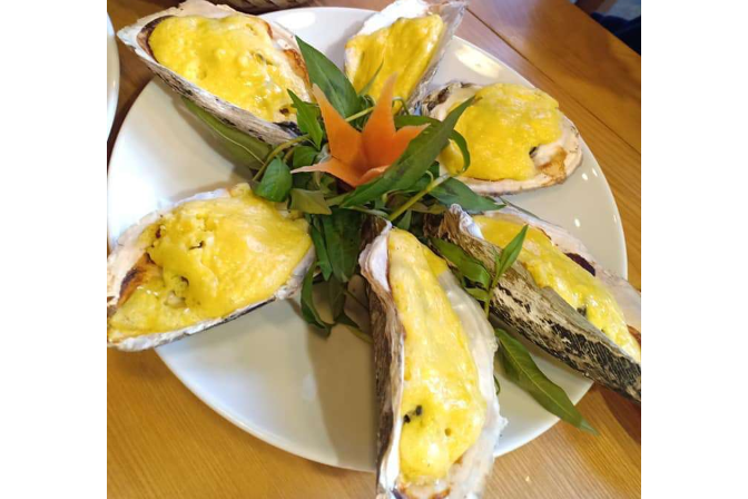 Hàu Nướng Phô Mai