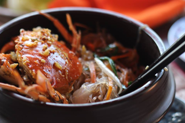 Miến Xào Cua