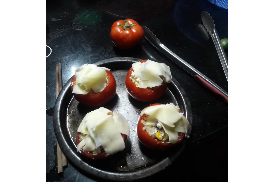 Cà Chua Phô Mai Nướng
