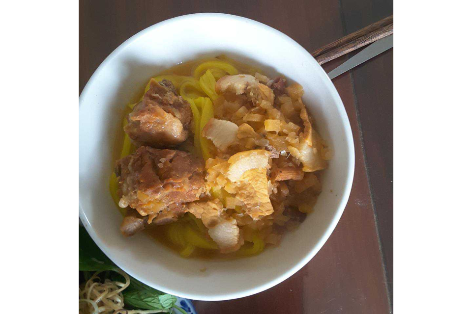 Mì Quảng Sườn Heo, Thịt Ba Chỉ