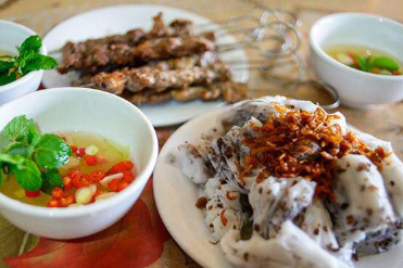Bánh Ướt Thịt Nướng