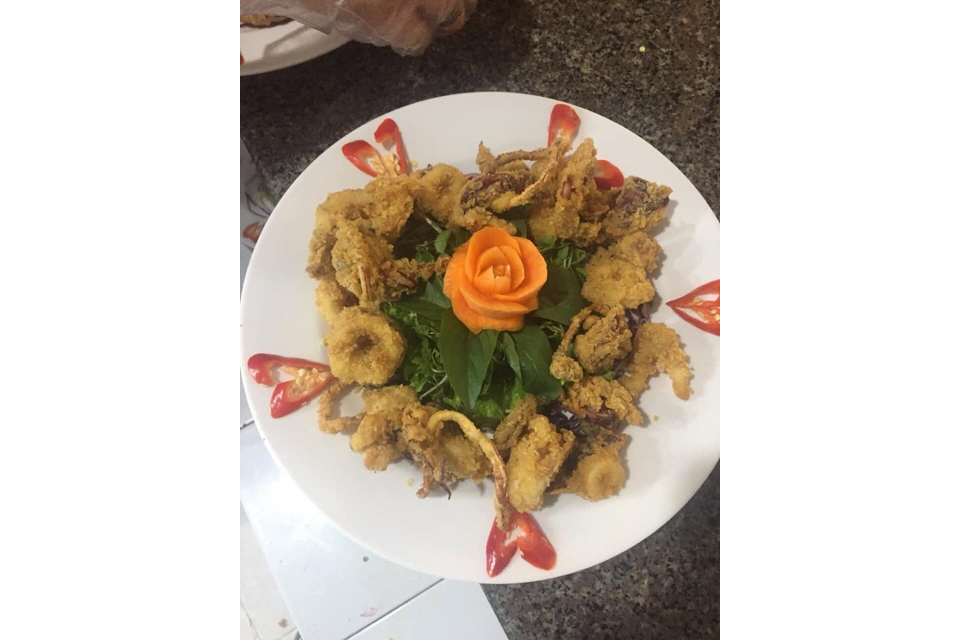 Mực Lăn Bột Chiên Xù