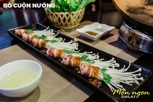 Bò Cuộn Nướng