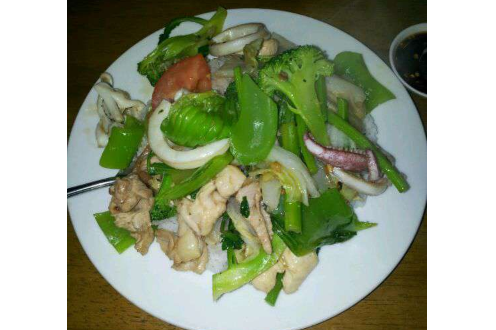 Mực Xào