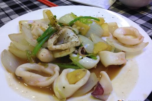 Mực Xào Chua Ngọt