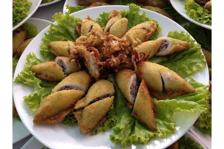 Mực Nhồi Thịt Chiên