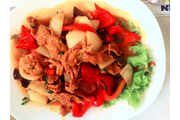 Bò Xào Ớt Chuông