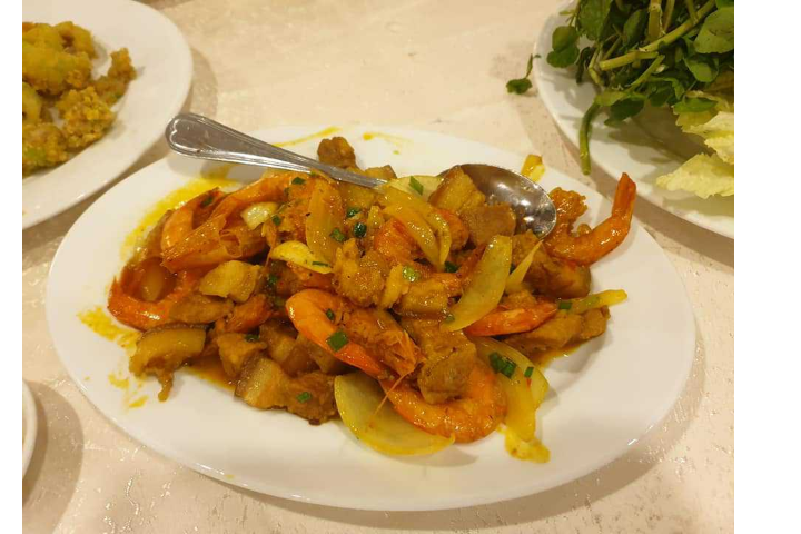 Tôm Xào Thịt