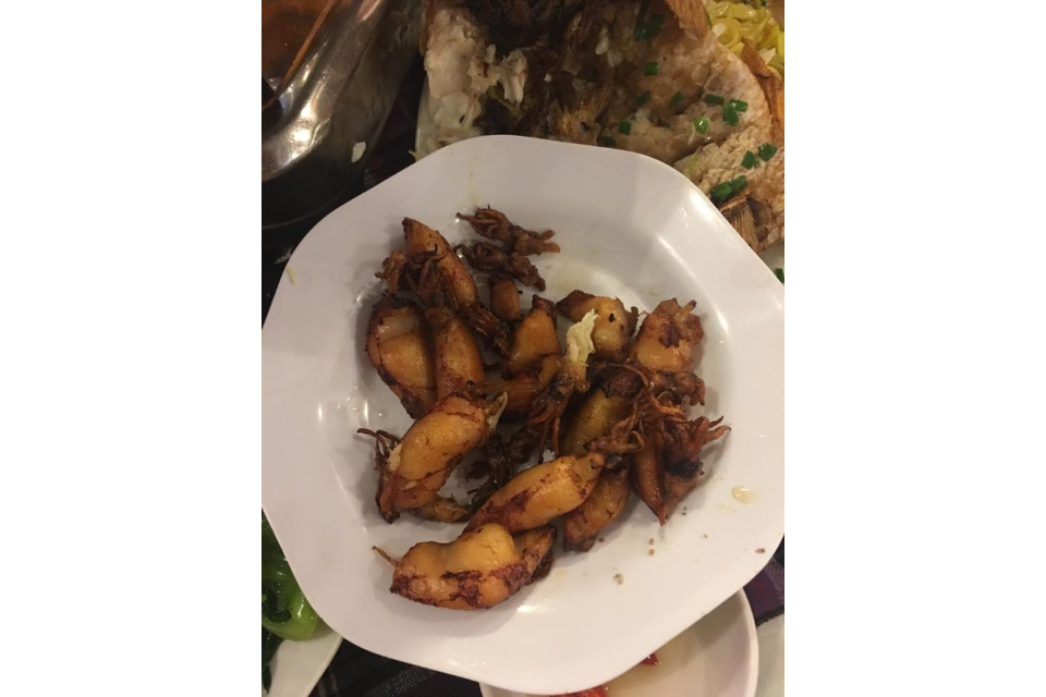 Mực Nhôi Thịt Nướng
